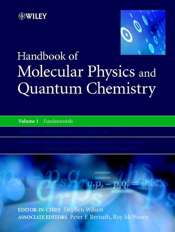 Couverture_Handbook of Molecular Physics and Quantum Chemistry, 3 Volume Set