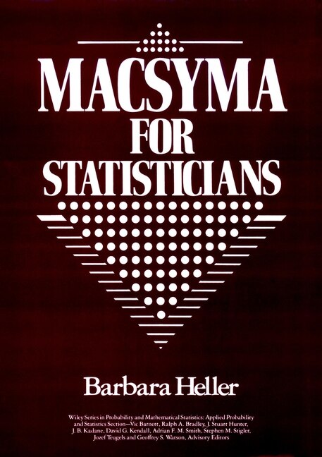 Front cover_MACSYMA for Statisticians
