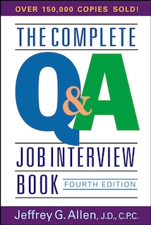 Front cover_The Complete Q&A Job Interview Book
