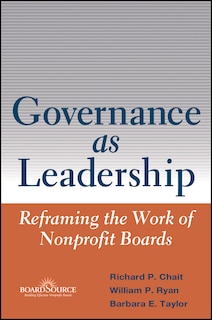 Front cover_Governance as Leadership