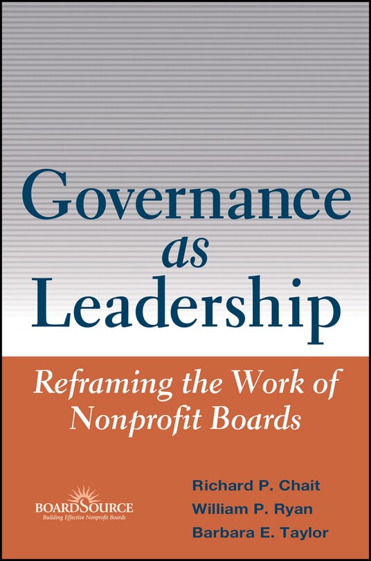 Front cover_Governance as Leadership