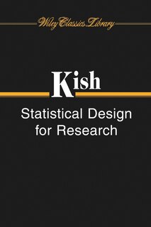 Couverture_Statistical Design for Research