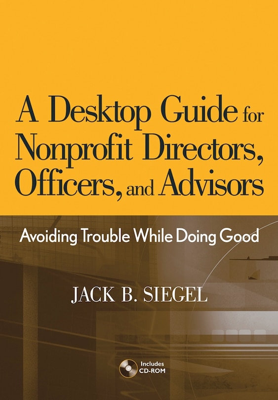 Couverture_A Desktop Guide for Nonprofit Directors, Officers, and Advisors