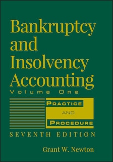 Couverture_Bankruptcy and Insolvency Accounting, Volume 1