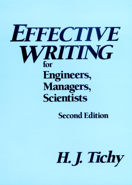 Front cover_Effective Writing for Engineers, Managers, Scientists