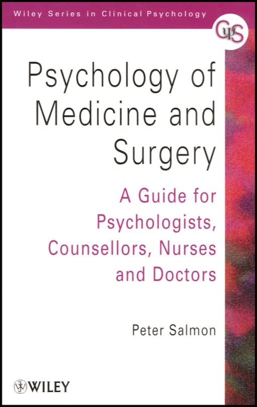 Couverture_Psychology of Medicine and Surgery