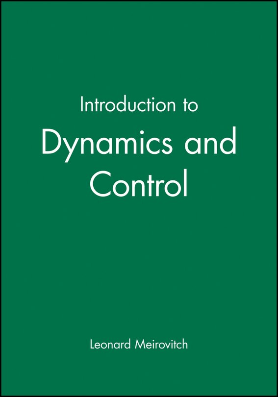 Front cover_Introduction to Dynamics and Control