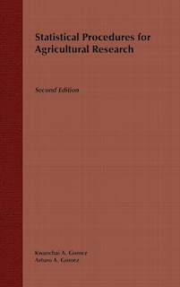 Couverture_Statistical Procedures for Agricultural Research