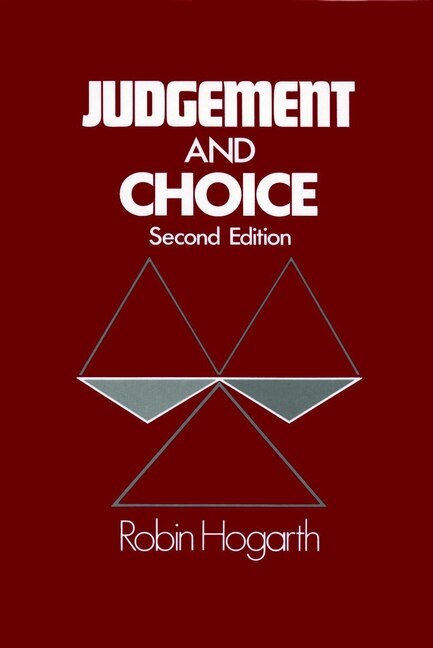 Front cover_Judgment and Choice