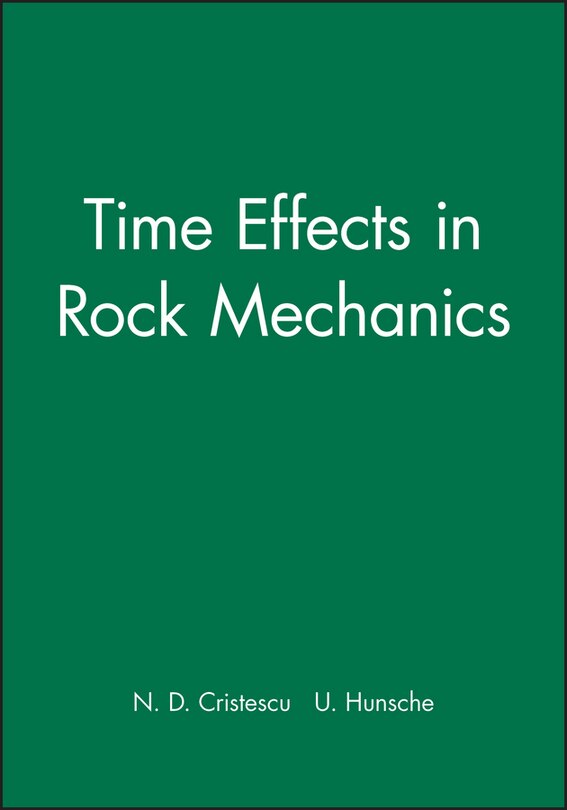 Front cover_Time Effects in Rock Mechanics