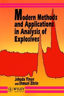 Couverture_Modern Methods and Applications in Analysis of Explosives
