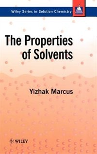 Couverture_The Properties of Solvents