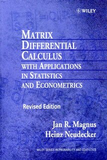 Couverture_Matrix Differential Calculus with Applications in Statistics and Econometrics