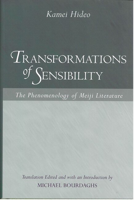 Front cover_Transformations Of Sensibility