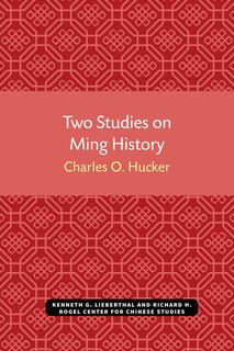 Couverture_Two Studies On Ming History