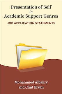 Couverture_Presentation of Self in Academic Support Genres