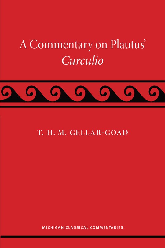 Couverture_A Commentary on Plautus' Curculio