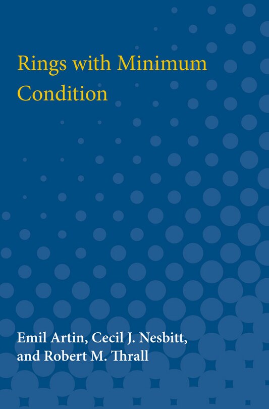Couverture_Rings With Minimum Condition
