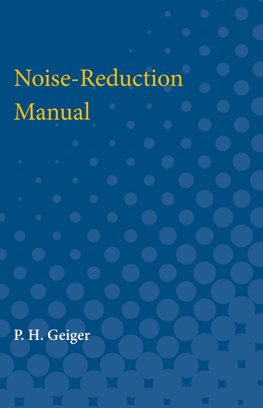 Couverture_Noise-reduction Manual