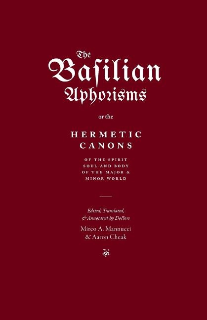 Front cover_The Basilian Aphorisms