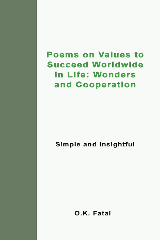Front cover_Poems On Values To Succeed Worldwide In Life