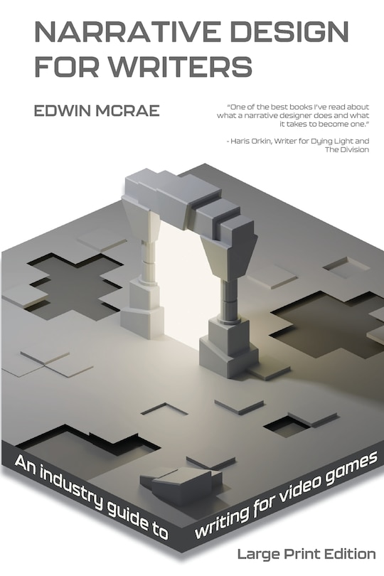 Front cover_Narrative Design for Writers, Large Print