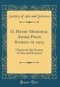 Front cover_O. Henry Memorial Award Prize Stories of 1923