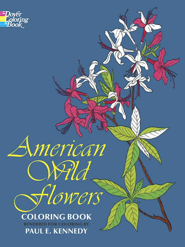 Front cover_American Wild Flowers Coloring Book