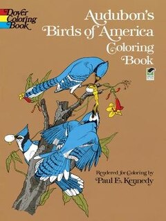 Front cover_Audubon's Birds of America Coloring Book
