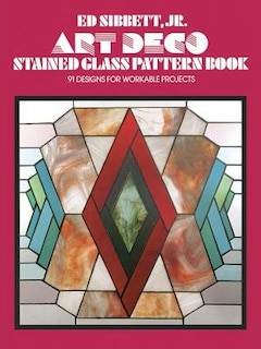 Front cover_Art Deco Stained Glass Pattern Book