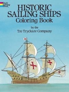 Couverture_Historic Sailing Ships Coloring Book