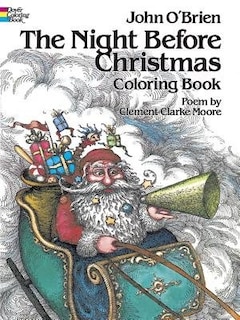 Front cover_The Night Before Christmas Coloring Book