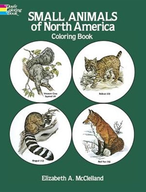 Couverture_Small Animals Of North America Coloring Book