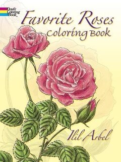 Front cover_Favorite Roses Coloring Book