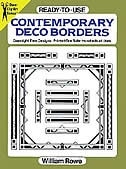 Ready-to-use Contemporary Deco Borders