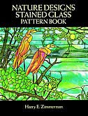 Front cover_Nature Designs Stained Glass Pattern Book