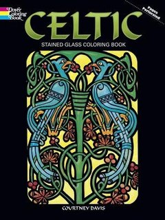 Front cover_Celtic Stained Glass Coloring Book