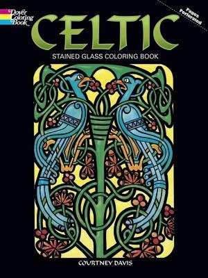 Front cover_Celtic Stained Glass Coloring Book