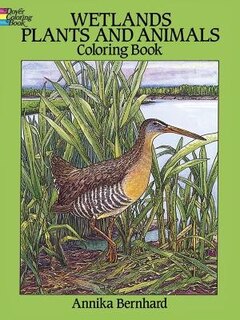Front cover_Wetlands Plants And Animals Coloring Book