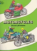 Motorcycles Coloring Book