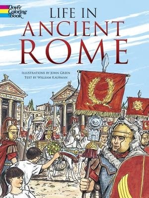 Life in Ancient Rome Coloring Book