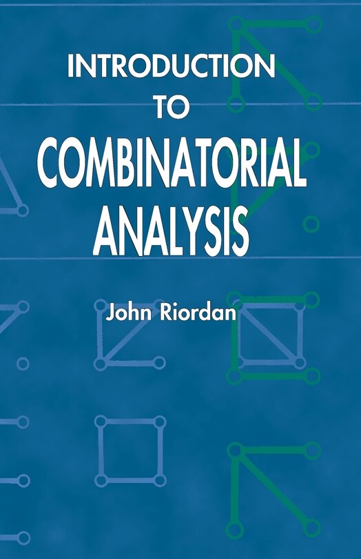 Front cover_Introduction to combinatorial analysis