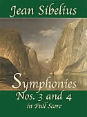 Couverture_Symphonies Nos. 3 and 4 in Full Score