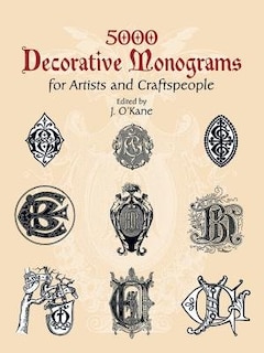 Front cover_5000 Decorative Monograms For Artists And Craftspeople