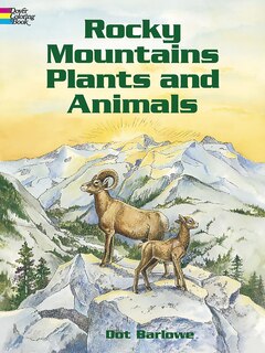 Front cover_Rocky Mountain Plants and Animals Coloring Book