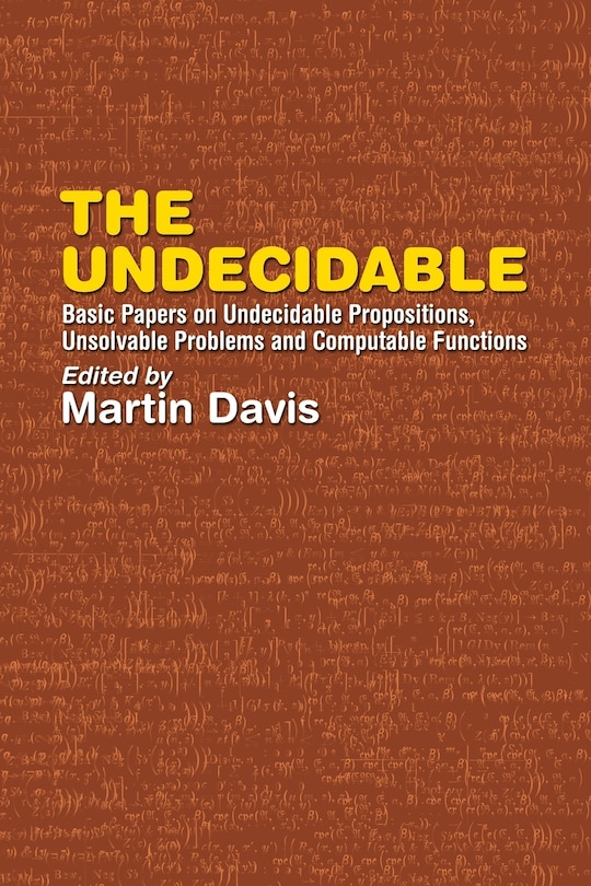 Front cover_The Undecidable