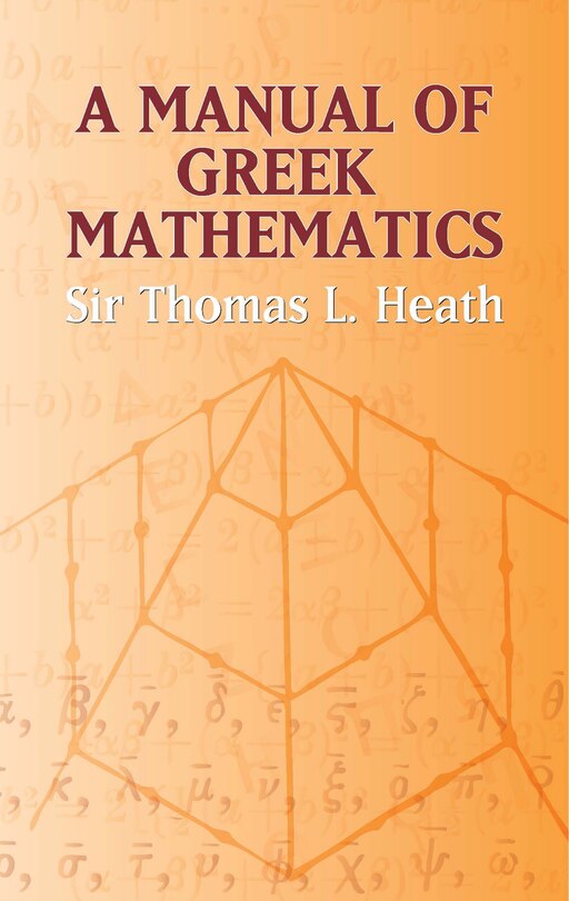 Front cover_A Manual Of Greek Mathematics