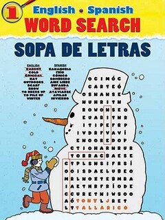 Couverture_English-Spanish Word Search Sopa de Letras #1