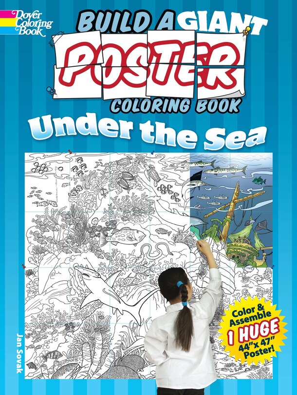 Couverture_Build a Giant Poster Coloring Book -- Under the Sea