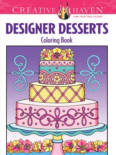 Front cover_Creative Haven Designer Desserts Coloring Book
